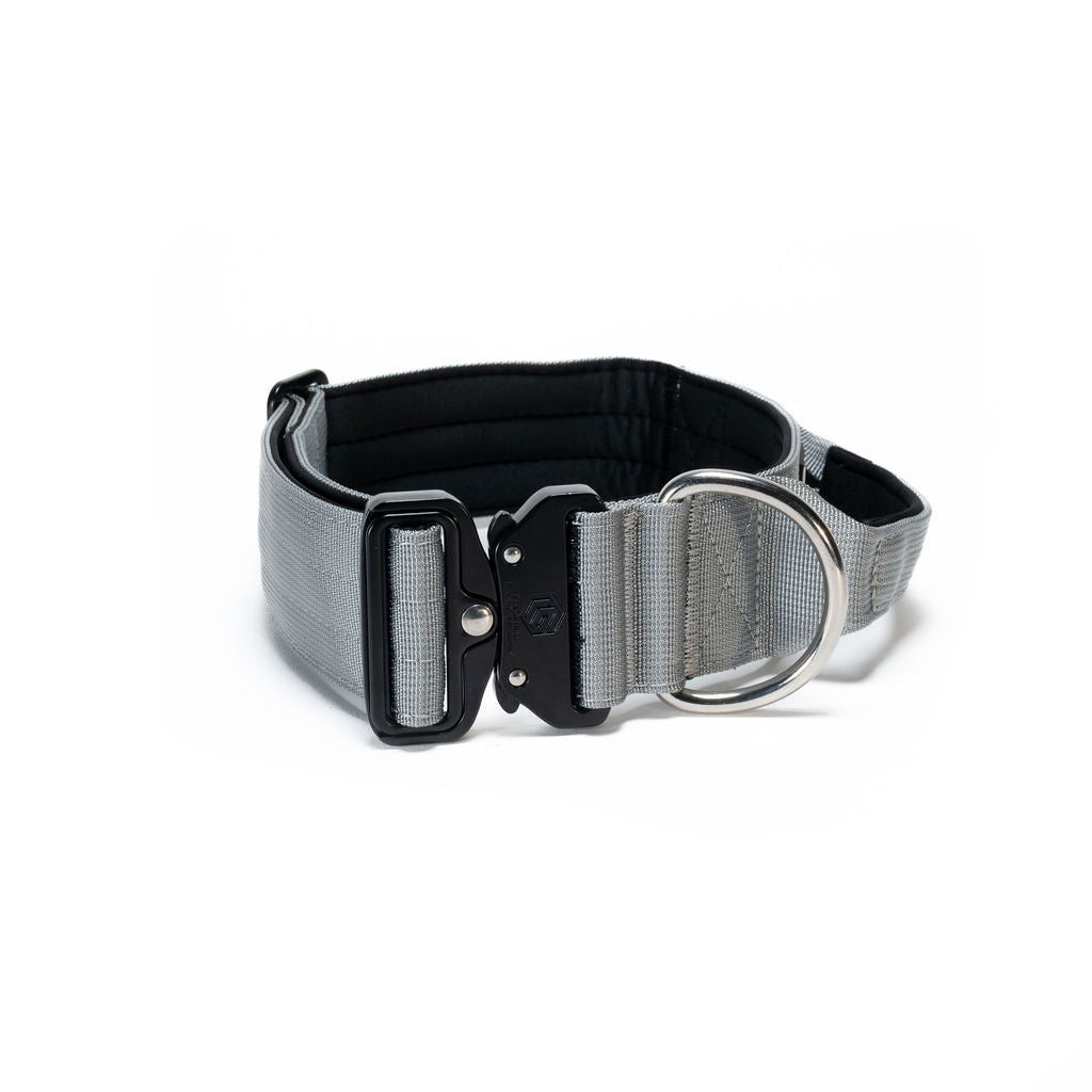 Small/medium pet collar in beige and ebony Supreme